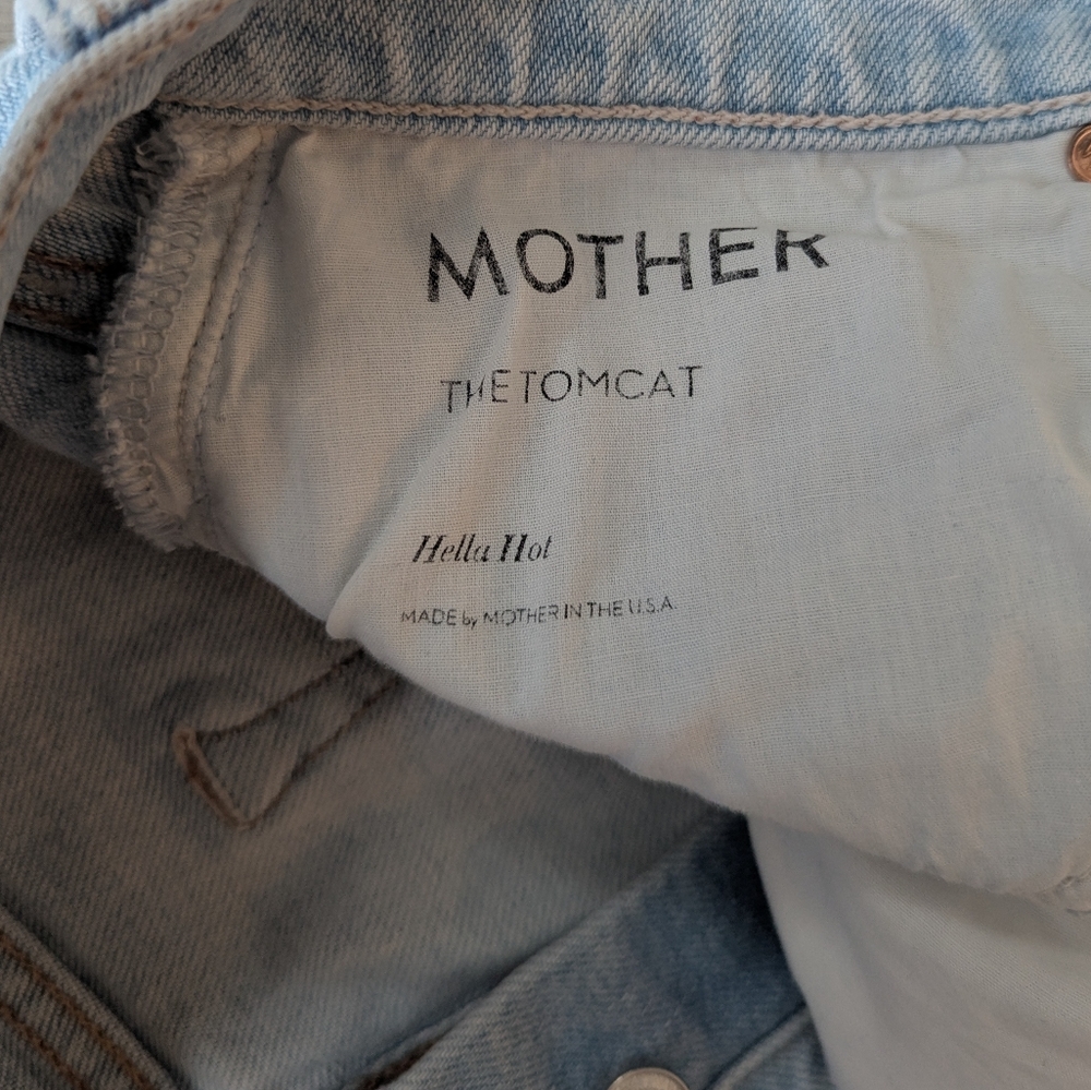 Mother Superior The Tomcat Hella Hot Blue Light Wash Jeans Size 28 - Picture 12 of 15